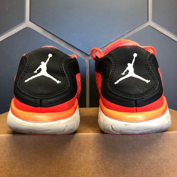 ~Used W/O Box! Air Jordan Flight Flex Trainer 2 Infrared Red Sneakers Size 8 - Picture 4 of 6